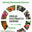 Pozvánka na víkend otevřených zahrad Petráveč